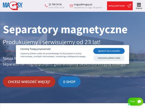 Separatory magnetyczne - Magsy