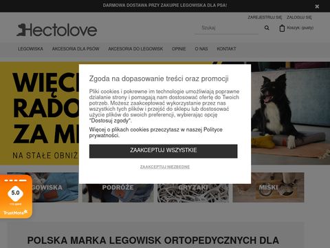 Hectolove.com - legowisko ortopedyczne dla psa