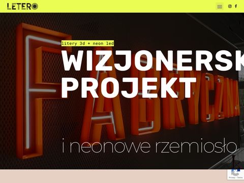 Letero.pl - neony reklamowe