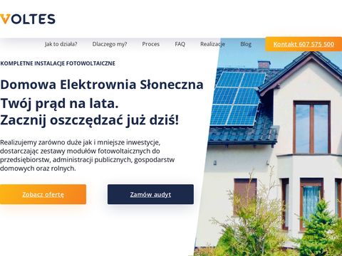 Voltes.pl - kompletne instalacje fotowoltaiczne