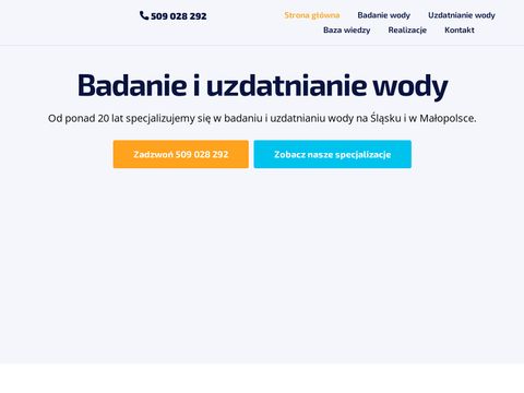 Twojaczystawoda.pl - uzdatnianie wody