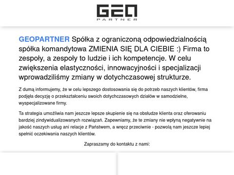 GeoPartner - oprogramowanie