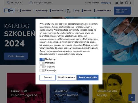 Dsi-edu.com szkolenia stomatologiczne