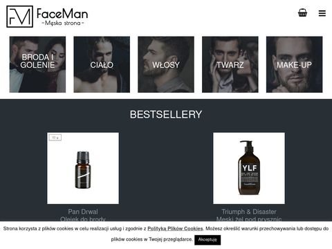 FaceMan.pl - produkty dla mężczyzn