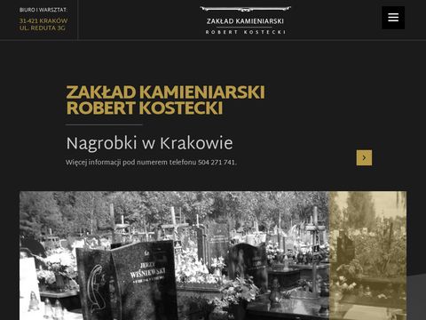 Nagrobki-kostecki.pl zakład kamieniarski
