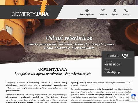 Uslugi-wiertnicze.pl odwierty Śląsk