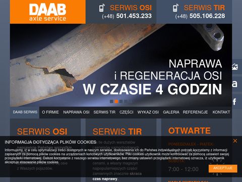 Daab - serwis osi i naczep