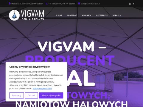 Vigvam Wynajem namiotów