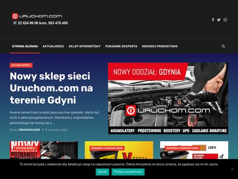 Uruchom.com sklep z akumulatorami