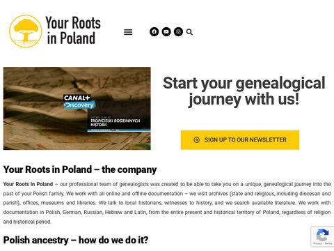 Yourrootsinpoland.com poszukiwania