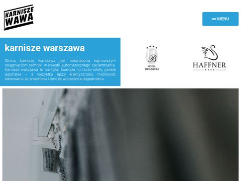 Karnisze.warszawa.pl elektryczne zasłony