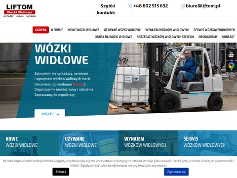 Liftom sprzedaż sztaplarek Szczecin