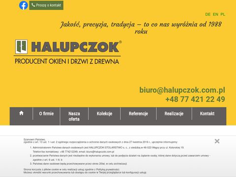 Halupczok drzwi i okna