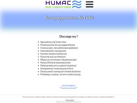 Humac.pl - filtrowanie powietrza