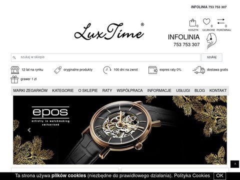 Luxtime.pl zegarki damskie i męskie