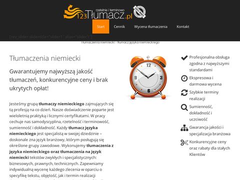 123niemiecki.pl tłumaczenia