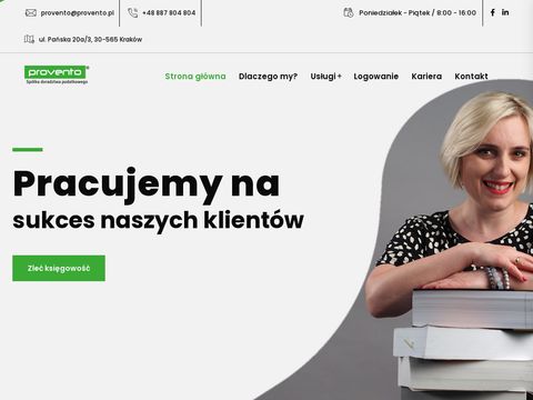 Provento.pl biuro rachunkowe Kraków