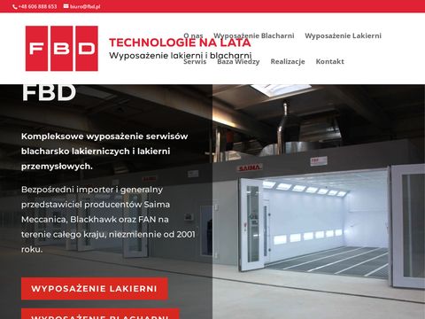 Fbd.pl - wyposażenie lakierni