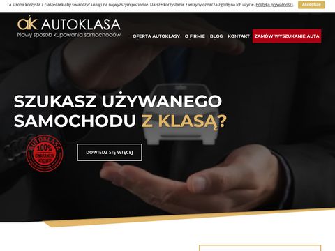 Autoklasa.pl - sprowadzanie aut