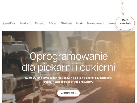 Infopiek.pl - zarządzanie cukiernią