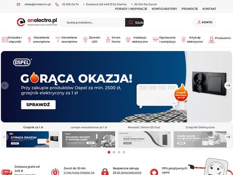 Onelectro.pl - hurtownia elektryczna