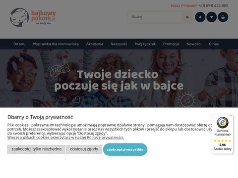 Bajkowypokoik.pl - pościele dziecięce