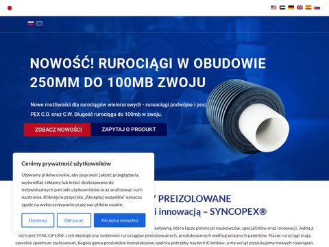 Synco - rurociągi preizolowane PEX