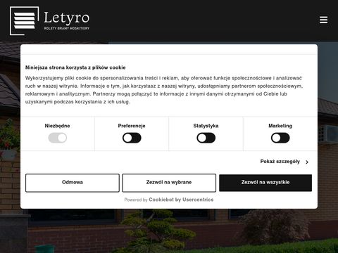 Letyro - bramy garażowe, rolety zewnętrzne