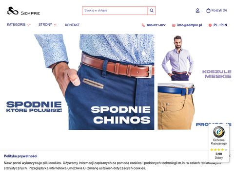 E-spodnie.pl - chinosy męskie