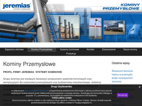 Jeremias kominy przemysłowe