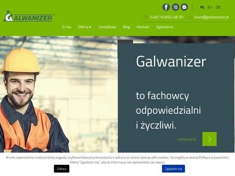 Galwanizer Dzierżoniów miedziowanie