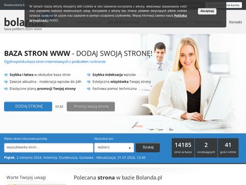 Bolanda.pl - baza polskich stron