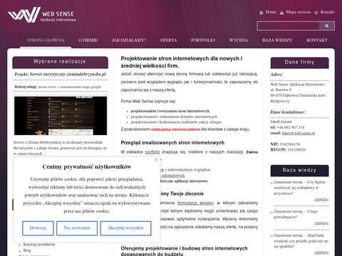 Strony www Bydgoszcz - Web Sense