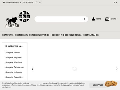 Soxinthebox.pl kolorowe skarpetki
