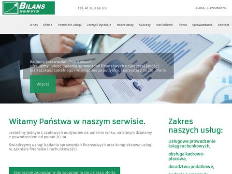 Bilans-servis.com.pl - usługi księgowe