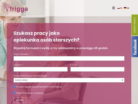 Friggawork.pl praca dla opiekunek