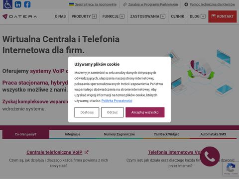 Datera.pl - system contact center
