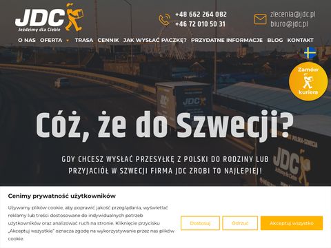 Jdc.pl - paczka do Szwecji