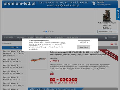 Premium-led.pl - belki ostrzegawcze