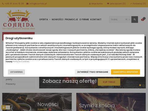 Sklep.corrida.pl - hiszpańska kuchnia