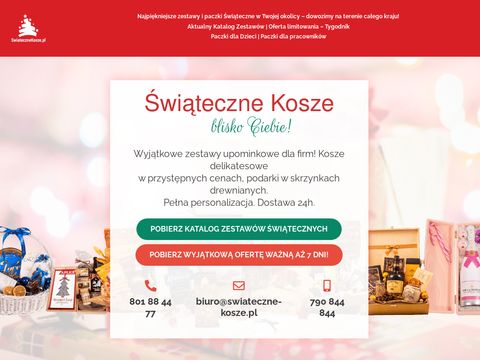 Swiateczne-kosze.pl zestawy prezentowe