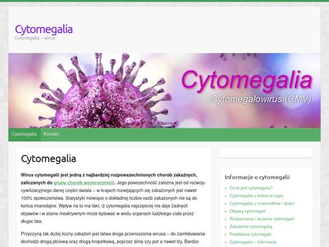 Cytomegalia.org.pl objawy