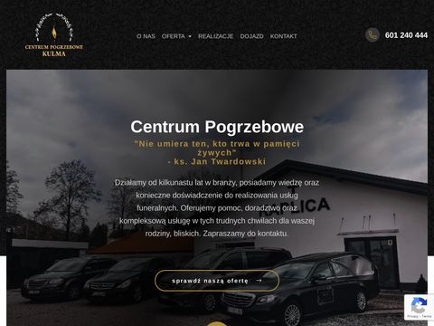 Centrum Pogrzebowe Kulma usługi pogrzebowe