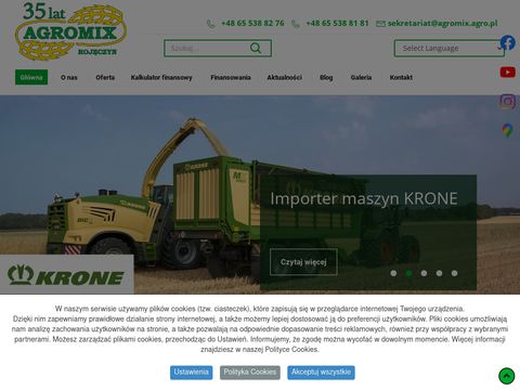 Agromix przetrząsacz karuzelowy