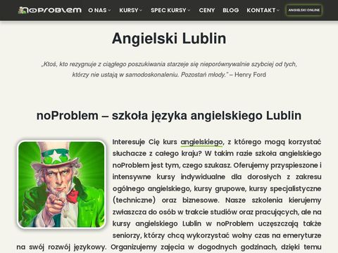 Noproblem.edu.pl - angielski Lublin