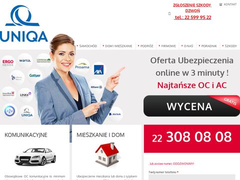 Uniqa.waw.pl - polisa obcokrajowca