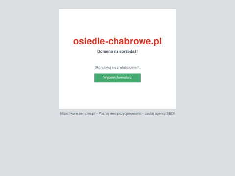 Osiedle-chabrowe.pl domy na sprzedaż