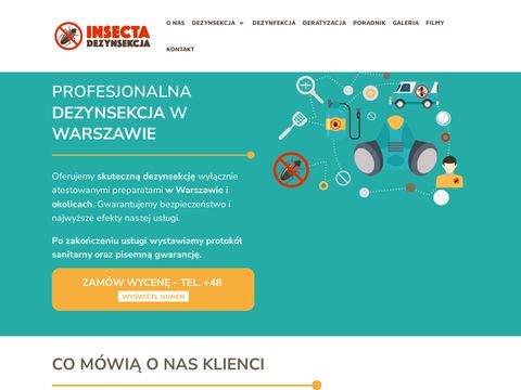 Insecta - dezynsekcja Warszawa