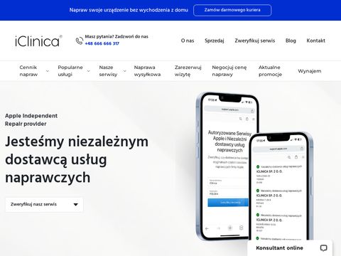 Iclinica.pl - serwis apple Warszawa