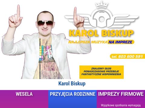 Karolbiskup.pl dj na wesele Śląsk